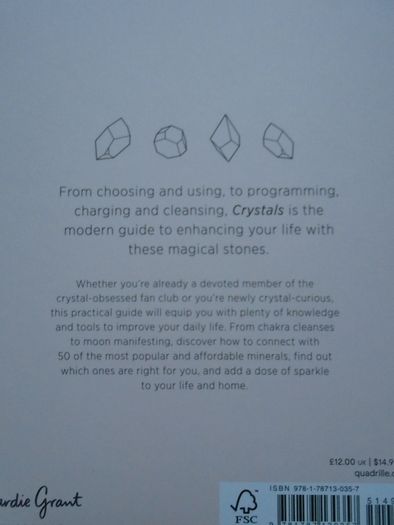 Crystals,The Modern Guide to Crystal healing,Hardback book,
