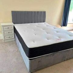 New Stylish single ,Double 4ft, 4ft6, King 5ft And 6ft Superking Sizes Divan Beds Instock. Drawers And Optional Tufted Mattresses Available. Free Delivery
