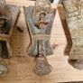 4 x art deco cast iron bath feet Image 5