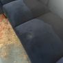 Blue corner sofa set couch Image 7