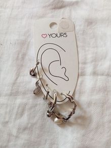 Yours Multi Stud Hoop Single Ear Stack Pack BNWT (Free with other bought items, Read Description)