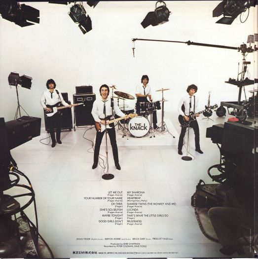 The Knack  Get The Knack Japanese pressing