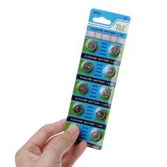 AG13 LR44 Button Battery 10 Pack Watch Calculator Toy Batteries