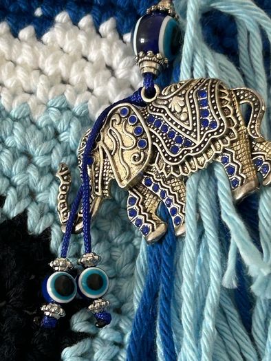 Evil Eye Crochet bag