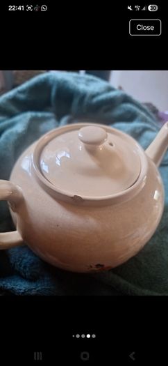 Vintage Carrigware Teapot,Coffee Pot and Resting Plate