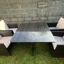 Garden table with 4 chairs Image 7