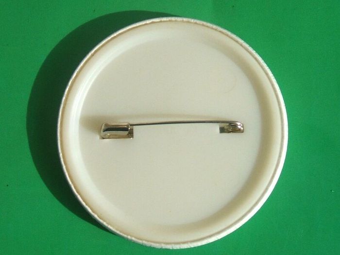 TREVOR JAMES & CO. (musical tour) - a large sized FLY-IN FLAUTISTS TOUR 1994 souvenir button badge