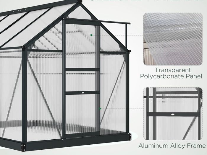 6 x 8 ft  Greenhouse