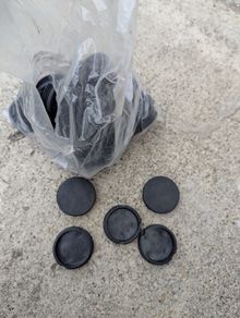 Plastic caps pipe