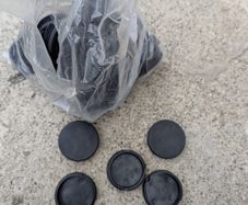 Plastic caps pipe