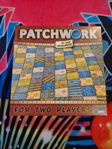 PATCHWORK Board Game Uwe Rosenberg, Lookout Mayfair 2016, Germany, 2 Players