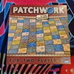 PATCHWORK Board Game Uwe Rosenberg, Lookout Mayfair 2016, Germany, 2 Players
