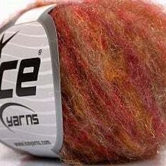 Yarn Genius Mohair Red, Orange, Brown Shades