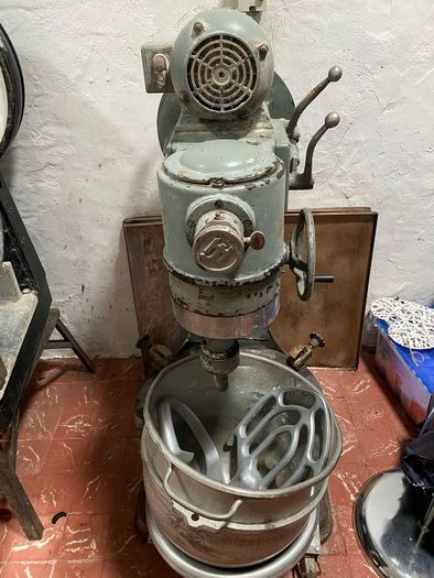 John Hunt (Bolton) "Duratax" 60 quart 3 speed mixer with heavy duty stainless steel mixer bowl trolley
