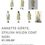 Annette Goertz designer ladies wool green coat Image 8