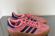 Adidas Gazelle Bold Pink and Blue
