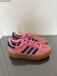 Adidas Gazelle Bold Pink and Blue