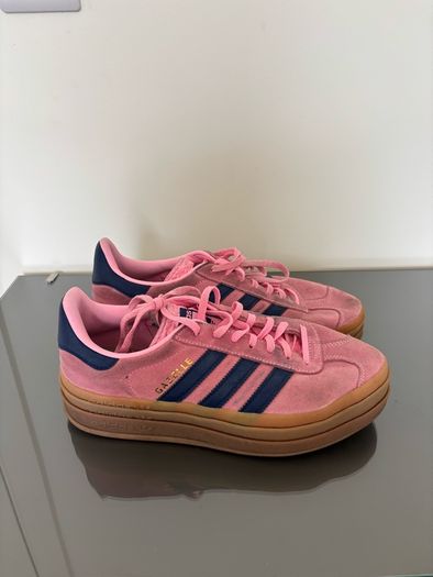 Adidas Gazelle Bold Pink and Blue