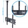 Tv Ceiling Mount Bracket Tilt 32"-72" Image 3