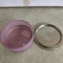 Unbranded Decorative GlassTrinket Boxes with  Enamelled Silver Gilt Round havey Lid Image 4