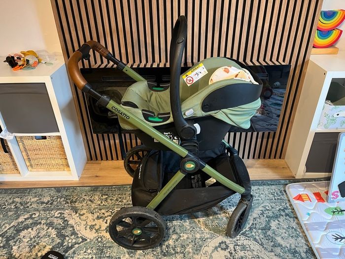 Cosatto 3in1 Travel System Car Seat Carrycot & Stroller