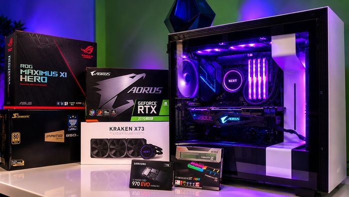 Premium Gaming Pc | I9-9900k | Rtx 2070 Super Aorus | 64gb Rgb | Nzxt