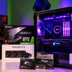 Premium Gaming Pc | I9-9900k | Rtx 2070 Super Aorus | 64gb Rgb | Nzxt
