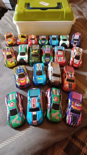 Toy Cars and Storage Box