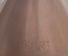 Copper Quart Haystack Jug