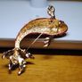 Enamel Brooch. Red Carp Image 9