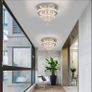 Brand New Deckrico Crystal Ceiling Light 30cm Modern Lamp Chrome LED Chandelier Image 8