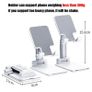Mobile Phone Holder Stand Desktop Lazy Bedside Bracket Support Stand Foldable and Hoisting Multi-Function Telescopic Holder Image 2
