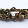 Vintage AVON Floral Bar Brooch: Gold Tone Art Nouveau Style Brooch Image 2