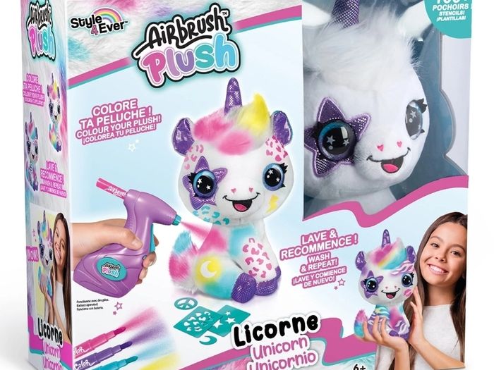BNIB - Canal Toys - Airbrush Plush Unicorn Toy