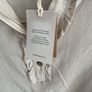 Beige linen mix blouse with frilled detail large /XLarge Image 6