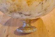 Onyx Pedestal Bowl   20cm Circumference X 9cm Heigh.  Base Is 7cm Circumference.