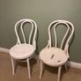 Bentwood style bistro chairs Image 2