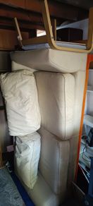 Real Leather Sofa -Cream