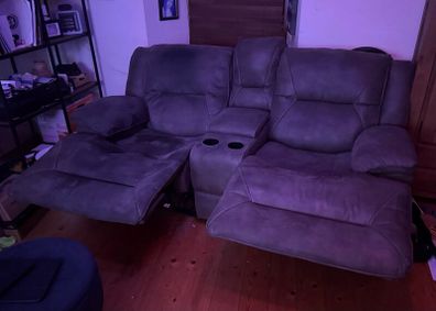 Double Lazy Boy Reclining Couch