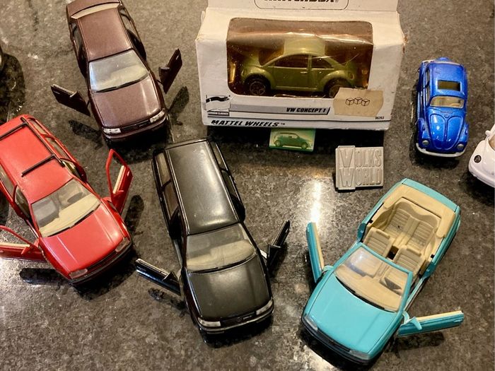 9 VW Toy Cars