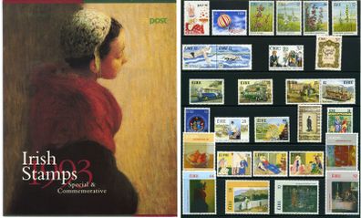 1993 Ireland Commemorative Stamp Year Pack MNH. See scan for stamps included. All stamps Mint Never Hinged.