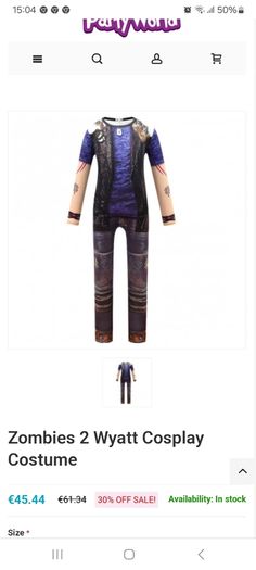 Halloween costume
