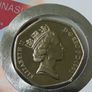 Lady Diana Angola Landmines BUNC Rare higher value year 1993 50p coin stamp cover Image 4