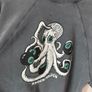 NUDIE JEANS - Knocktopus Sweatshirt Anthracite Size S! Image 8