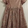 Pink Glitter dress size 8-9 Image 6