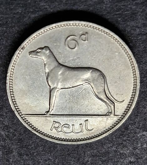 Ireland Excellent 1940 Six Pence 6d coin