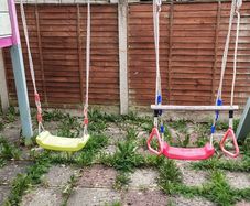 Swings, rope and ladder