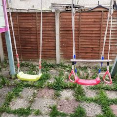 Swings, rope and ladder