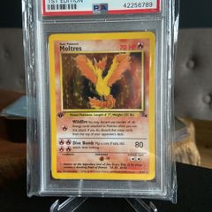 Pokemon Fossil Moltres 12/62 1st edition Near Mint Condition