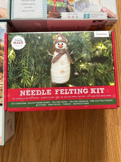 Crochet Kits x3 and Needle Flelting Kit